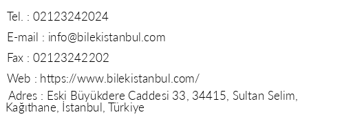 Bilek Hotel Istanbul telefon numaralar, faks, e-mail, posta adresi ve iletiim bilgileri